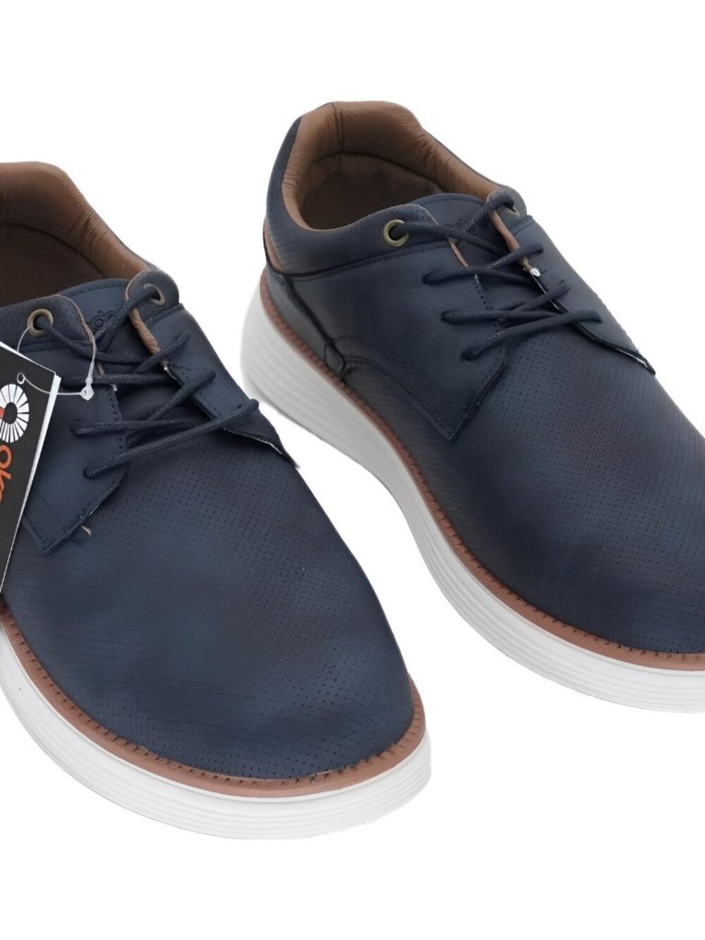 Akademiks Dayton Men's Lace-Up Oxford Sneakers Navy US 11M